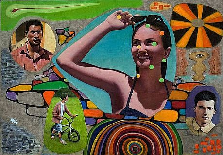 JEFF STARR, ALL AT ONCE
oil on linen