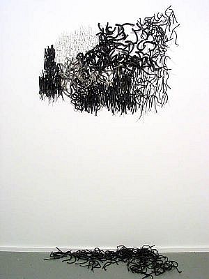 CREIGHTON MICHAEL, SQUIGGLE (10) Installation
Graphite, Paper, Acrylic and Rope