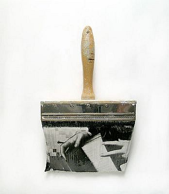 GARY EMRICH, LEGERDEMAIN #3 "SLIIGHT OF HAND"
photoemulsion on paintbrush