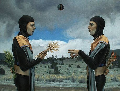 CHRIS SEDGWICK, TRADE
oil on panel