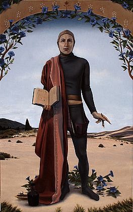 CHRIS SEDGWICK, THE GEOMETER
oil on canvas