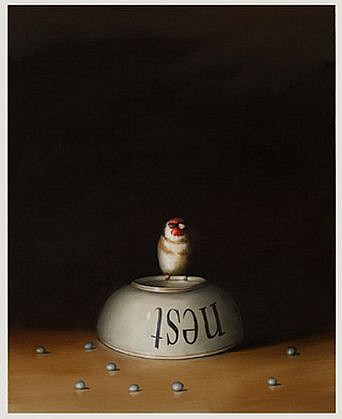DAVID KROLL, NEST BOWL
oil on linen