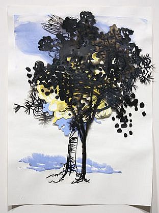 KATY STONE, SHADOWLIFE
Acrylic on Duralar, mounted on lacquered panel in plexi box