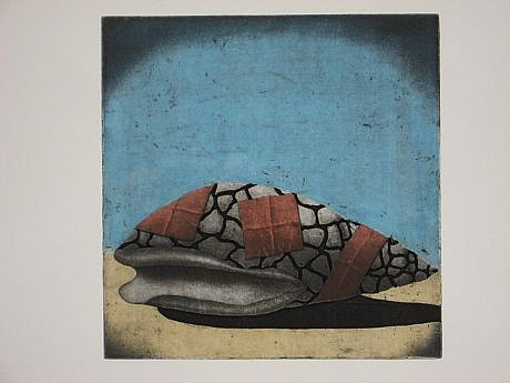 RON FUNDINGSLAND, SANCTUARY
aquatint / etching / watercolor