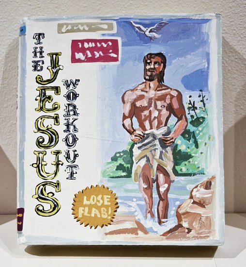 JEAN LOWE, THE JESUS WORKOUT
enamel on papier mache