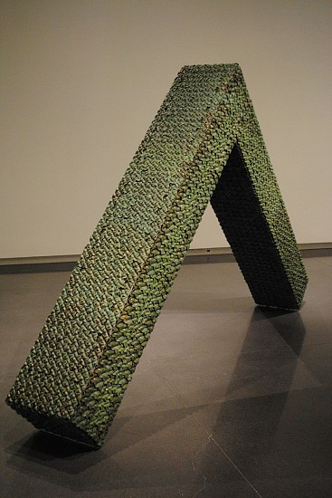 KIM DICKEY, INVERTED L BEAM
aluminum, glazed terracotta, silicone, rubber, grommets