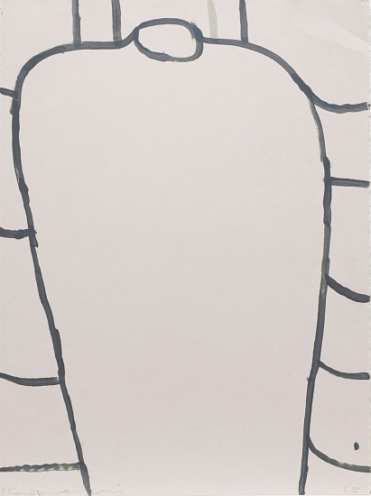 GARY KOMARIN, VESSEL
acrylic on paper