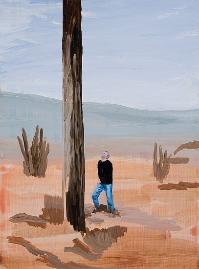 NIKKI LINDT, LANDSCAPES AND SMALL PEOPLE #21
acrylic on panel