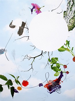 Benny Droscher. The sudden illumination; (noon). 67 x 50 cm. Original lithograph printed from11 stones. 150ex. numbered and signed by the artist. (web)