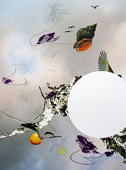 benny droscher. the sudden illumination; dawn . 67 x 50 cm. original lithograph printed from 9 stones. 150ex. numbered and signed by the artist. web