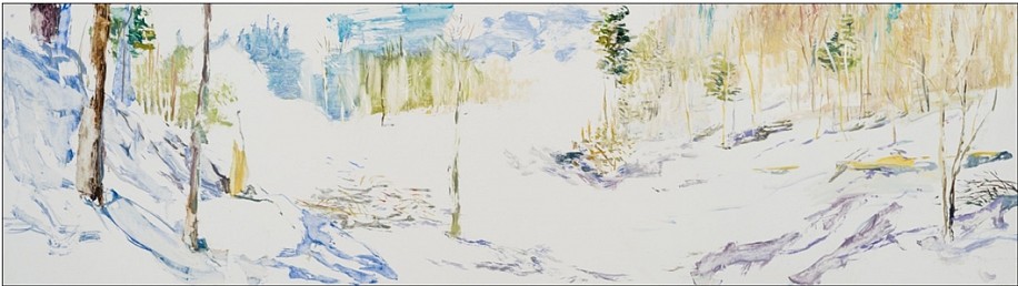 SUSAN G. SCOTT, OF RUSHING STREAMS
oil on Terraskin mounted on panel