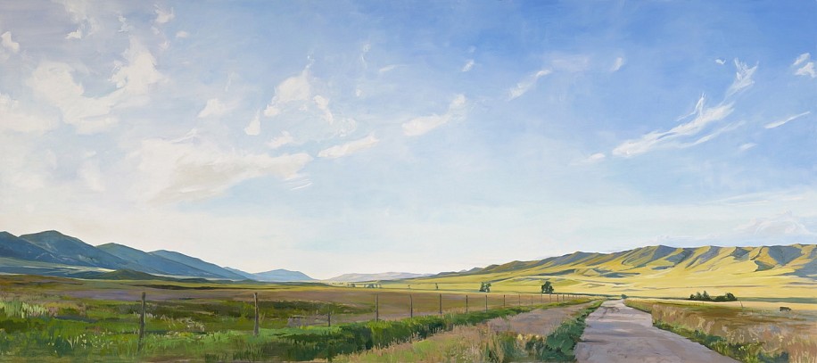 JENNY WUERKER, ON THE WIDE OPEN PLAIN
oil on canvas
