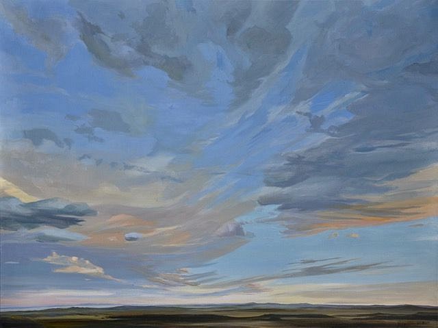 JENNY WUERKER, SUNSET
oil on canvas