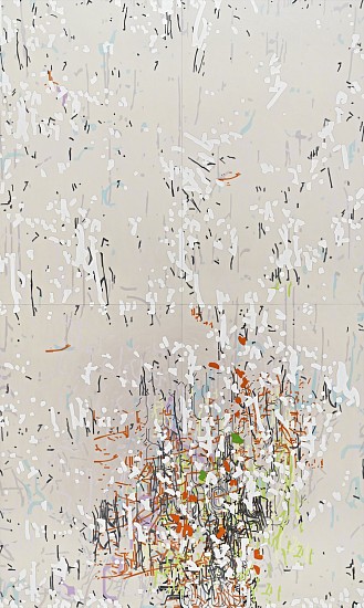 AMY ELLINGSON, VARIATION/MUTATION (CLUSTER)
oil and encaustic on panel