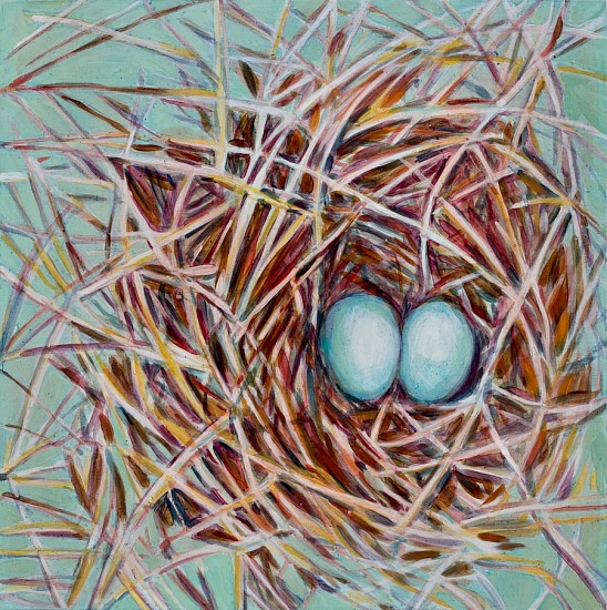 TRINE BUMILLER, SHELTERING 9
oil on panel