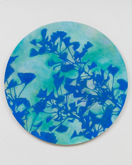 TRINE BUMILLER, GINGKO: GARDEN OF EDEN
oil on panel