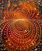 BARBARA TAKENAGA, LINES OF FORCE (RED)
acrylic on panel
